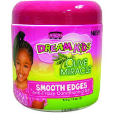 AFRICAN PRIDE DREAM KIDS OLIVE MIRACLE SMOOTH EDGES ANTI-FRIZZY CONDITIONING GEL 6oz