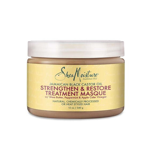 Shea Moisture Black Castor Oil Strengthen & Restore Treatment Masque - All Star Beauty Complex