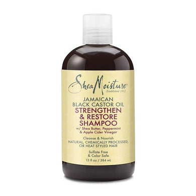Shea Moisture Black Castor Oil Strengthen & Restore Shampoo - All Star Beauty Complex