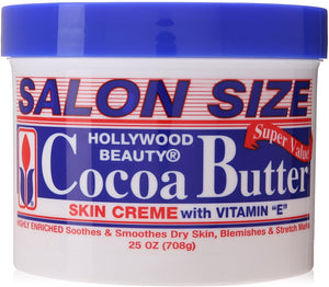 Hollywood Beauty Cocoa Butter Skin Creme With Vitamin E Salon Size - All Star Beauty Complex