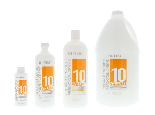 Hi-Test 10 Volume Creme Developer 4oz, 16oz, 33oz or 1gal - All Star Beauty Complex