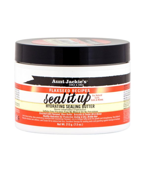 AUNT JACKIE'S FLAXSEED RECIPES SEAL IT UP HYDRATING SEALING BUTTER - All Star Beauty Complex