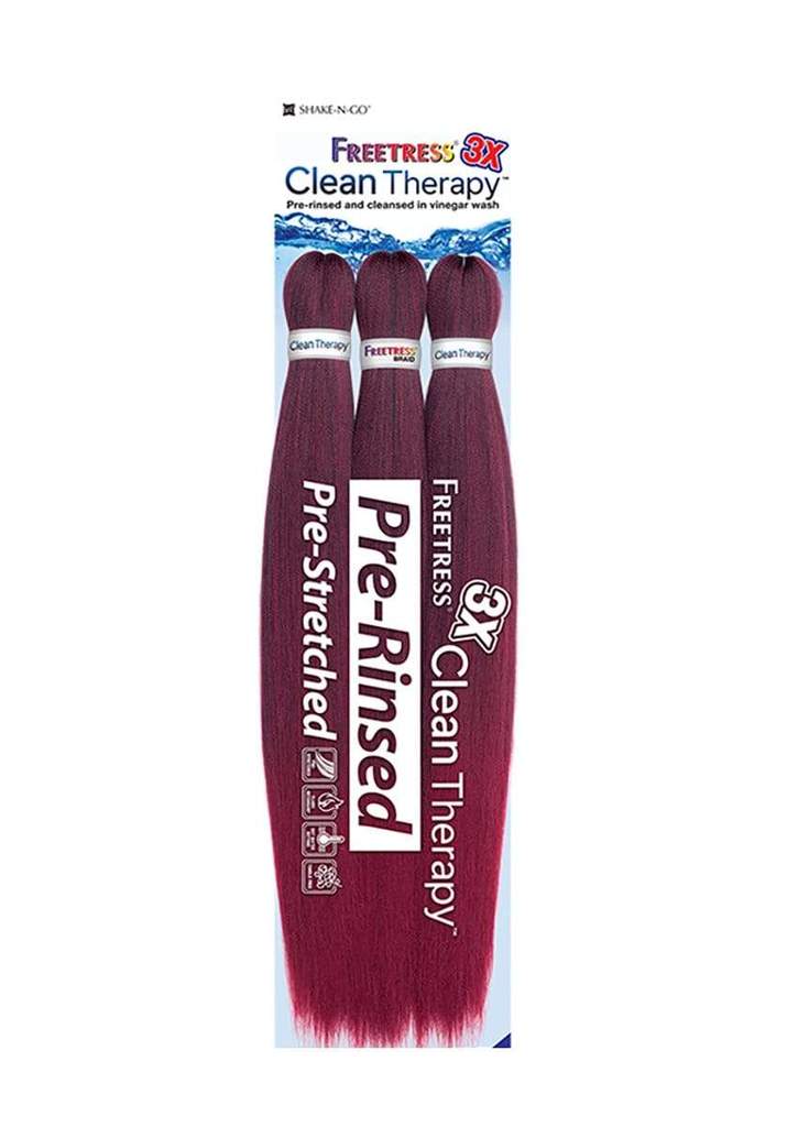 Shake N Go Freetress Pre-Stretched Braid - 3x Clean Therapy 52
