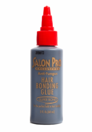 Salon Pro Anti Fungus Hair Bonding Glue 2 oz Black - All Star Beauty Complex