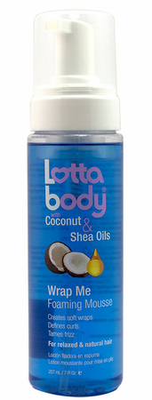 Lottabody Coconut and Shea Oil Wrap Me Foaming Mousse - All Star Beauty Complex