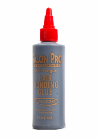 Salon Pro Anti Fungus Hair Bonding Glue 4 oz Black - All Star Beauty Complex