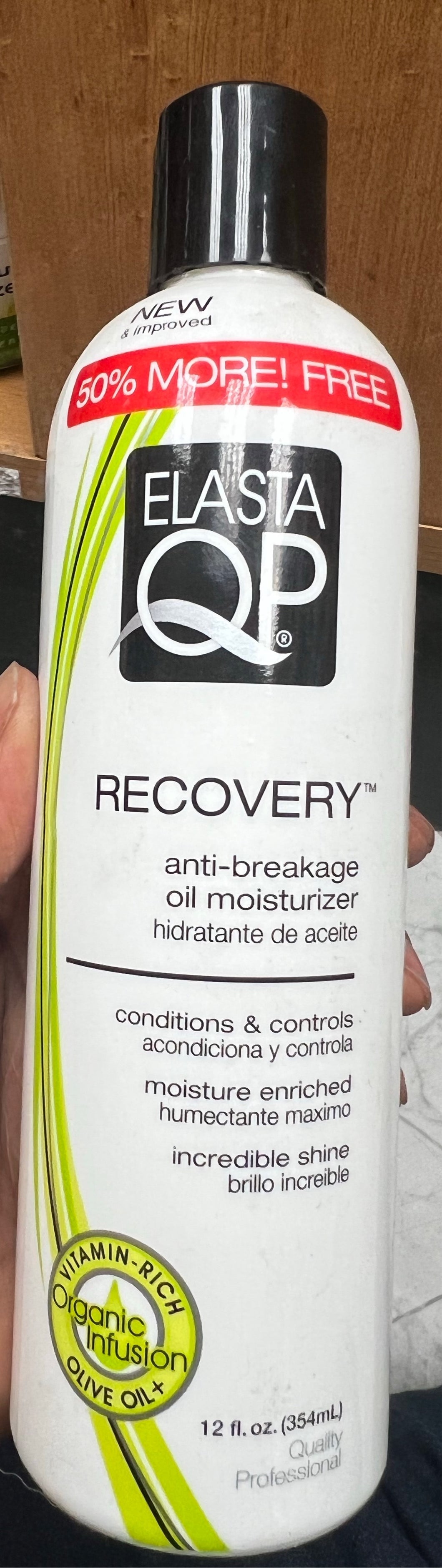 Elasta QP Recovery Anti-Breakage Oil Moisturizer - All Star Beauty Complex