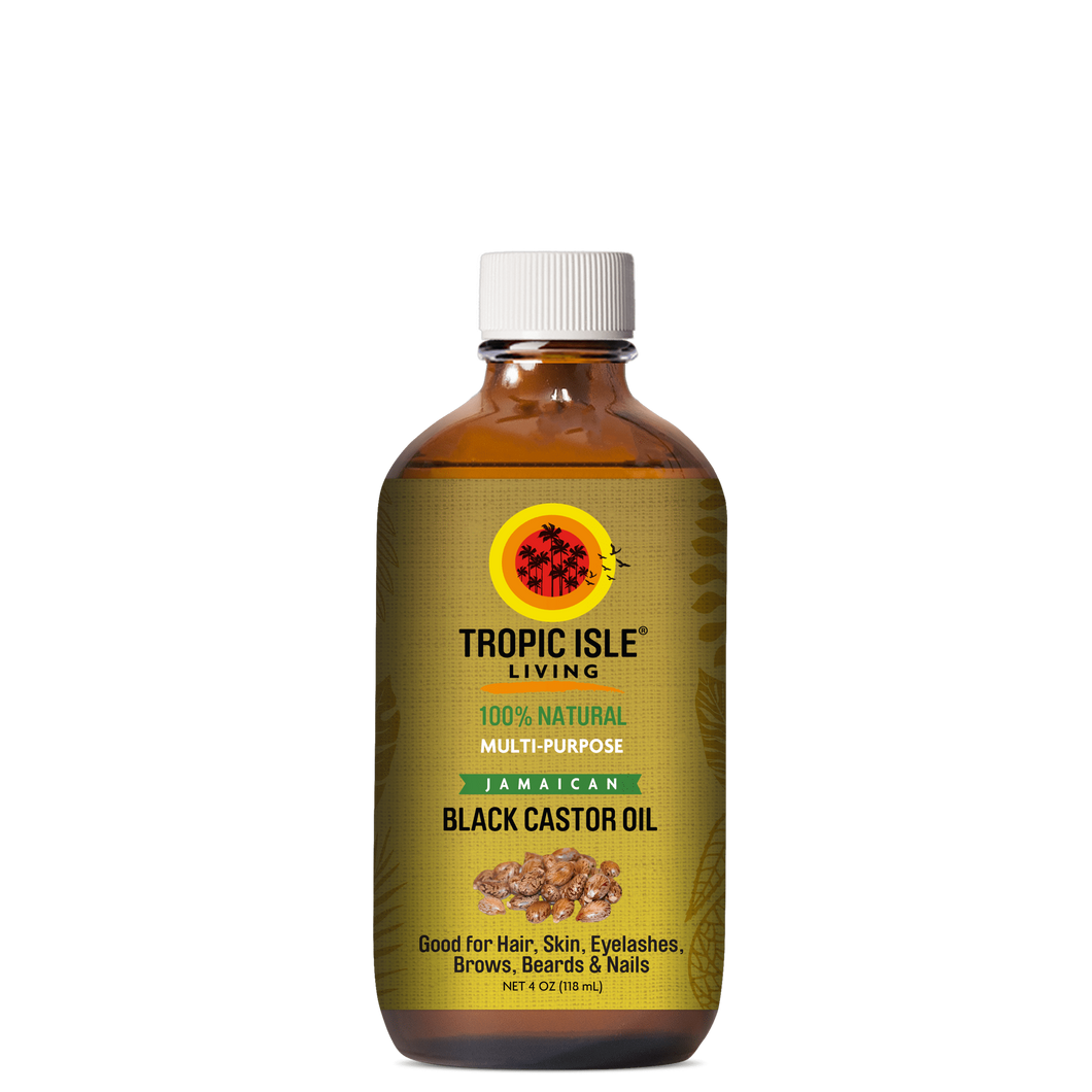 Tropic Isle Living 100% Natural Jamaican Black Castor Oil 4oz - All Star Beauty Complex