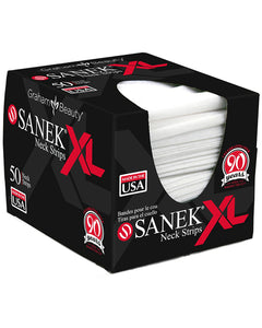 Graham Beauty Sanek Neck Strips XL (3.5inch x 25.5inch) [50strips/pk] - All Star Beauty Complex