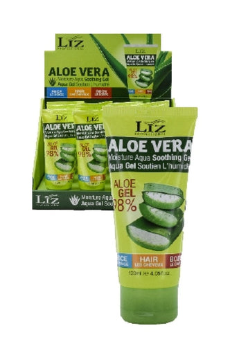 LIZ ALOE VERA MOISTURE AQUA SOOTHING GEL 98% 4oz - All Star Beauty Complex