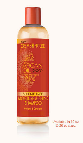 Creme of Nature Argan Oil Moisture & Shine Shampoo Sulfate-Free 12 oz - All Star Beauty Complex