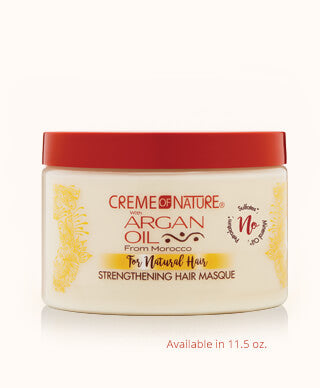 CREME OF NATURE ARGAN OIL STRENGTHENING HAIR MASQUE 11.5 OZ - All Star Beauty Complex