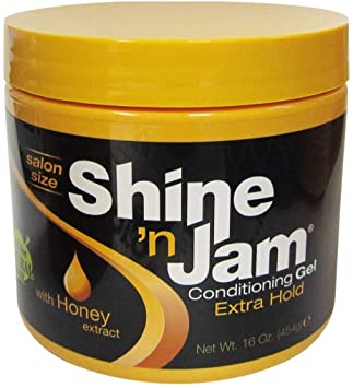 AMPRO SHINE 'N JAM GEL EXTRA HOLD 16 OZ - All Star Beauty Complex